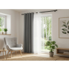 Stylový světle šedý závěs OXFORD 140x270 cm do obývacího pokoje