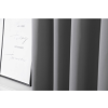 Designový světle šedý závěs OXFORD 140x270 cm s kovovými kroužky