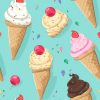 94060 5 plazove lehatko sand ice cream barevne pro komfortni odpocinek u vody