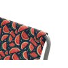 94084 3 prakticke skladaci lehatko sand melon barevne s kovovou konstrukci