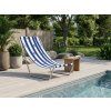 94093 6 moderni plazove lehatko sand marine bilo modre s pruhovanym designem