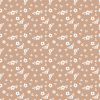 94117 5 cervene skladaci lehatko sand flowers s kvetinovym potiskem
