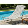 94120 4 moderni plazove lehatko sand stripes zelene s jemnymi pruhy