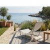 94120 3 pohodlne skladaci lehatko sand stripes zelene na plaz i zahradu