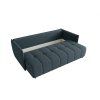 Elegantní rozkládací pohovka VELORA 215x103 cm tmavě modrá do minimalistického interiéru