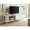 Elegantní TV stolek PARIS 150 cm bílá s úložnou zásuvkou