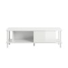 Stylový TV stolek PARIS 150 cm bílý minimalistický vzhled