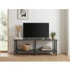 TV stolek SOLE 90 cm antracit moderní design s úložným prostorem