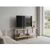 94639 5 designovy tv stolek sole 90 cm dub sonoma s otevrenym uloznym prostorem