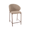Barová židle KIOTO ořech béžová moderní design