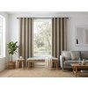 Elegantní závěs LOOM VELVET 140x250 cm béžovohnědý se sametovým efektem