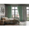 Designový závěs LOOM VELVET 140x250 cm zelený pro stylové a útulné bydlení
