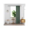 Dekorační závěs LOOM VELVET 140x250 cm zelený pro stylové okno