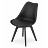 Černá moderní židle BALI MARK s ergonomickým tvarem