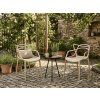 Designový zahradní set KATO SIRVON černá/béžová pro balkon
