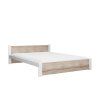 Designová postel IKAROS 120x200 cm v kombinaci bílé a dub sonoma