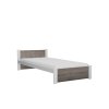 Postel IKAROS 90x200 cm bílá/dub lanýž pro stylový interiér