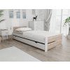 Elegantní postel IKAROS DOUBLE 90 x 200 cm bílá/dub sonoma pro každý interiér
