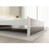 Elegantní postel IKAROS DOUBLE 140 x 200 cm bílá/dub lanýž pro dvě osoby