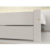 Stylová postel IKAROS DOUBLE 180 x 200 cm bílá pro pohodlný spánek