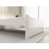 Minimalistická postel IKAROS DOUBLE 90 x 200 cm bílá do moderního interiéru