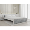 Moderní postel IKAROS 120 x 200 cm beton/bílá pro stylovou ložnici