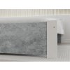 Elegantní postel IKAROS 160 x 200 cm beton/bílá pro pohodlný spánek