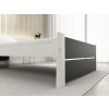 Designová postel IKAROS DOUBLE 90 x 200 cm, antracit/bílá pro moderní interiér