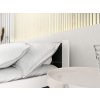 Elegantní postel IKAROS DOUBLE 90 x 200 cm, antracit/bílá s čistým designem