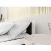 Postel IKAROS DOUBLE 120 x 200 cm, antracit/bílá s kontrastním designem
