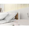 Stylová postel IKAROS DOUBLE 90 x 200 cm, dub artisan/bílá s přírodním dekorem