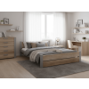 Postel IKAROS DOUBLE 160 x 200 cm, dub sonoma/šedá