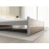Elegantní postel IKAROS DOUBLE 160 x 200 cm šedá/dub sonoma s moderním vzhledem