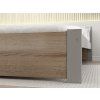 Stylová postel IKAROS 180 x 200 cm v dekoru dub sonoma a šedá