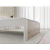 Moderní postel IKAROS 80 x 200 cm bílá dub sonoma minimalistický vzhled