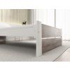 Elegantní postel IKAROS DOUBLE 80 x 200 cm bílá/dub lanýž v moderním designu
