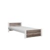 Designová postel IKAROS DOUBLE 80 x 200 cm bílá/dub lanýž do moderního interiéru