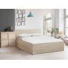 Jednolůžková postel SOFIA 90 x 200 cm dub sonoma s úložným prostorem