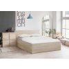 Designová postel SOFIA 120 x 200 cm dub sonoma do studentského pokoje