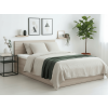 Prostorná postel SOFIA 160 x 200 cm dub sonoma s přírodním dekorem
