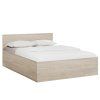 Elegantní postel SOFIA 160 x 200 cm dub sonoma s pevným rámem