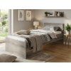 Elegantní postel ELISA 90 x 200 cm dub lanýž pro pohodlný spánek