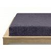 Napínací froté prostěradlo EXCLUSIVE modrošedé 90 x 200 cm
