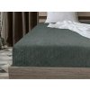 Froté prostěradlo EXCLUSIVE zelenošedé 90 x 200 cm na jednolůžko
