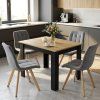 Elegantní jídelní židle CIEZA VELVET s velvet čalouněním
