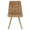 Designová jídelní židle CIEZA VELVET hnědá do jídelny