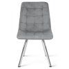 Designová jídelní židle CIEZA VELVET světle šedá do jídelny