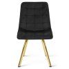 Designová jídelní židle CIEZA VELVET černá do jídelny