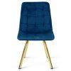 Designová jídelní židle CIEZA VELVET modrá do jídelny