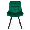 Designová jídelní židle SORIA VELVET zelená do jídelny